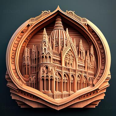 3D model BudapestHungary (STL)